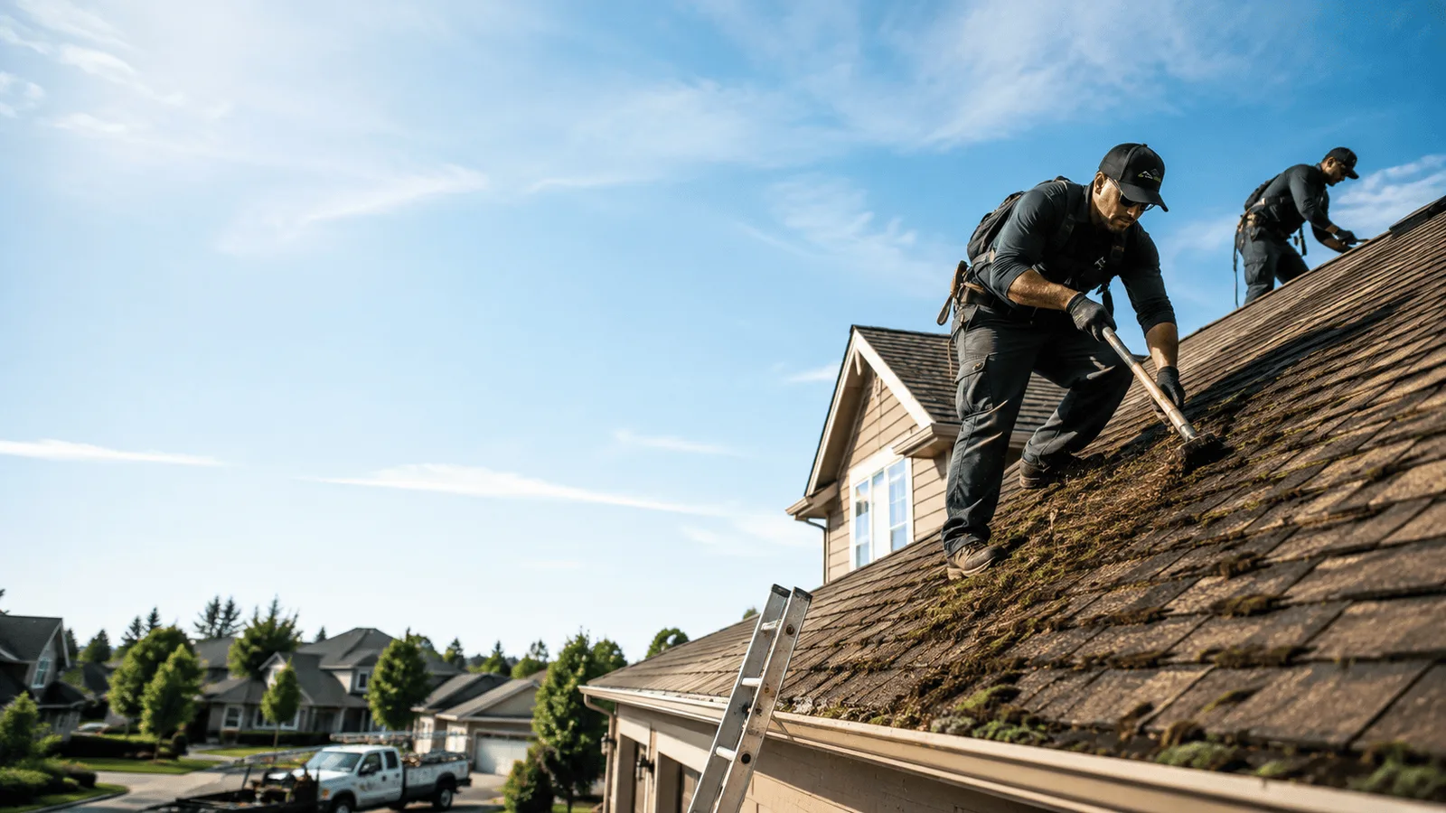 Roof Moss Removal in Compton, IL near me